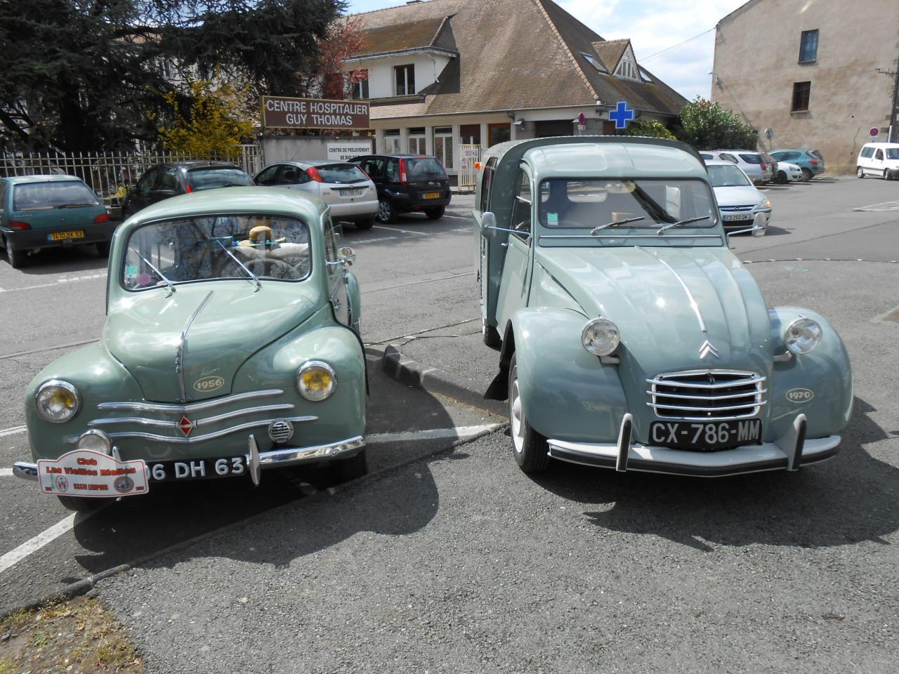 Renault 4 CV de 1956 et 2 CV de 1960 de Joël